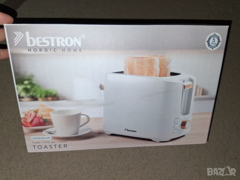 Тостер /бял/, снимка 1