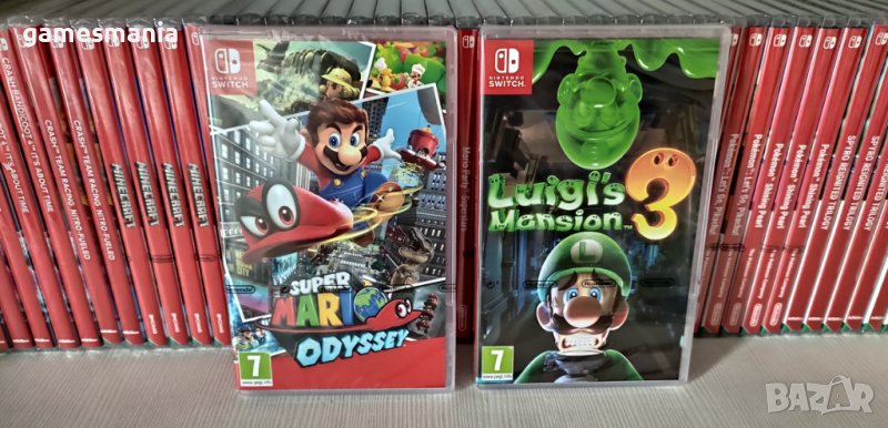 [NINTENDO Switch] Супер Цена / Нови! Mario ODYSSEY/Luigi’s Mansion 3, снимка 1