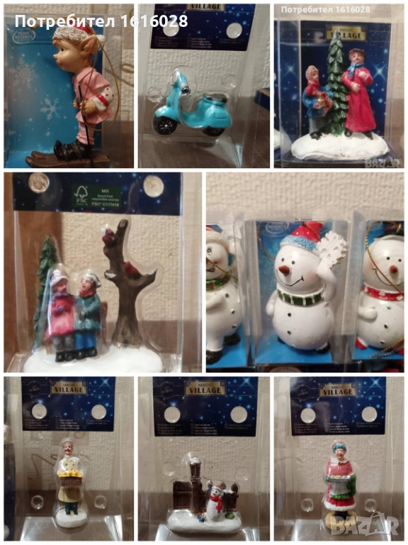 Коледни фигури за допълване на селца на марката MAGIC VILLAGE., снимка 1