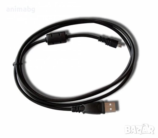 ANIMABG USB дата кабел UC-E6 за цифрови фотоапарати на Fuji Konica Nikon Olympus Panasonic Sony Vivi, снимка 1