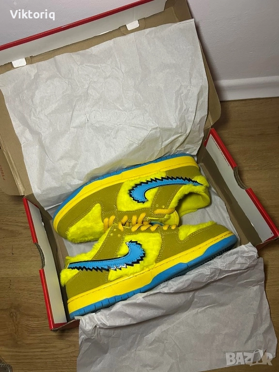 nike dunk yellow bear, снимка 1