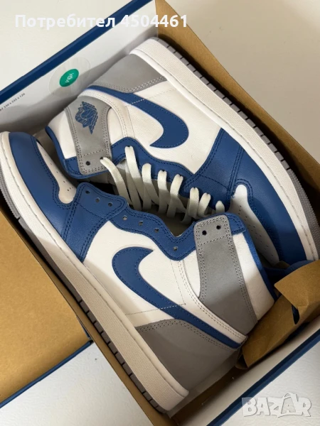 Nike Air Jordan 1 Retro High OG True Blue , снимка 1