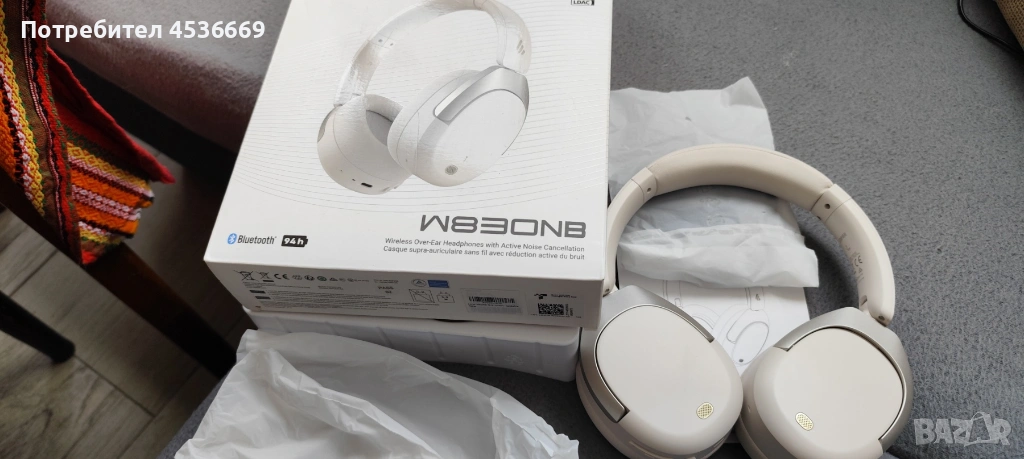 Безжични слушалки Edifier W830NB, снимка 1