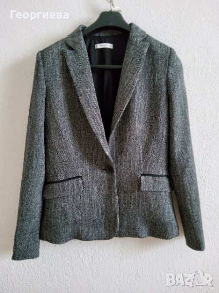 Стилно сако в сив меланж, снимка 1