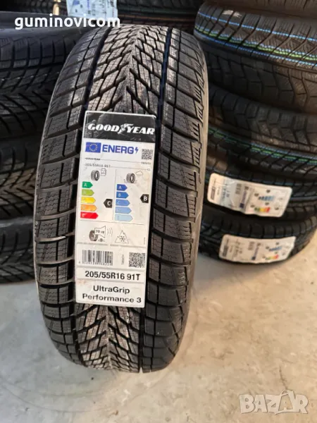 Нови 🚗 Зимни ❄️ гуми 205/55R16 GOODYEAR ULTRAGRIP PERFORMANCE 3 91T, снимка 1