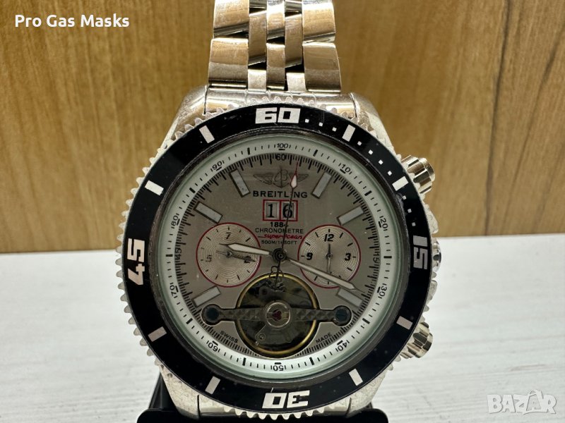 Часовник Breitling Автоматичен Chronometre Super Ocean Watch Modified Неръждаема стомана Минерлно ст, снимка 1
