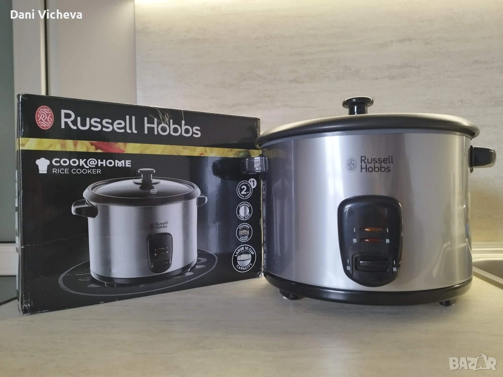 Оризоварка RUSSELL HOBBS инокс, 700 W, снимка 1