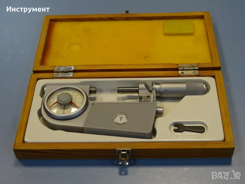 Пасиметър микронен Carl-Zeiss Jena/SUHL DDR 25-50 mm, TGL 20250, снимка 1