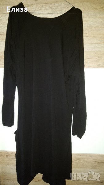 Макси туника рокля с дълъг ръкав голям размер 3XL, снимка 1
