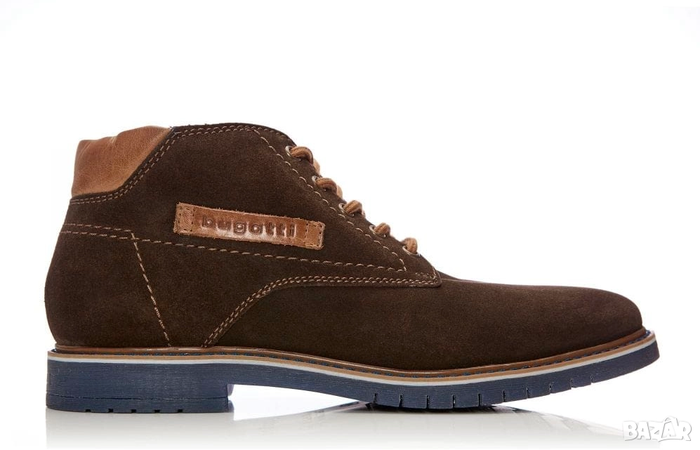 BUGATTI боти / обувки от естествен велур номер 45 , снимка 1