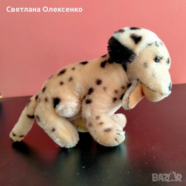 Колекционерска мека играчка Steiff Dalmatian Puppy Dog, снимка 1