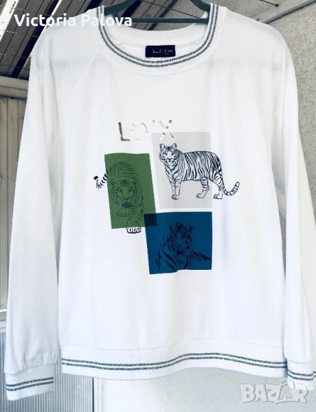 Свитшот с тигрови принтове  LOOXENT PETER HAHN, снимка 1
