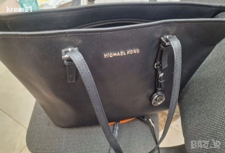 Michael Kors дамска черна чанта, снимка 1