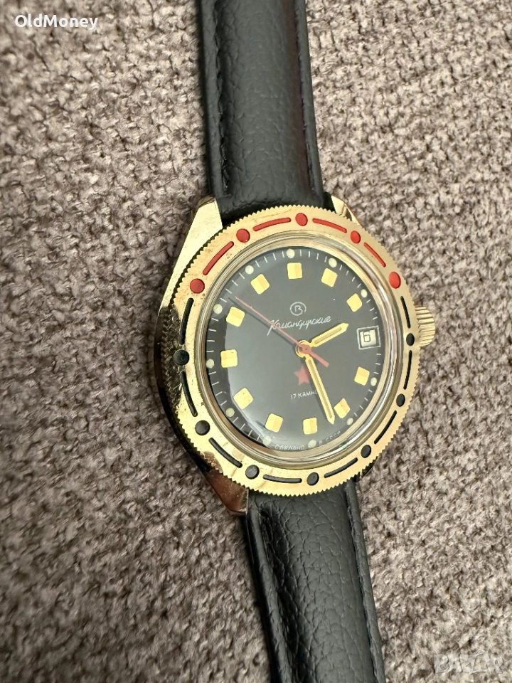 Командирски съветски часовник Восток , Червена звезда, снимка 1