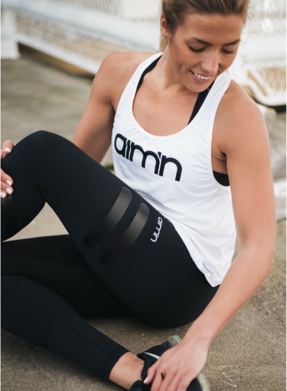 Aimn Tribe High Waist Tights Black