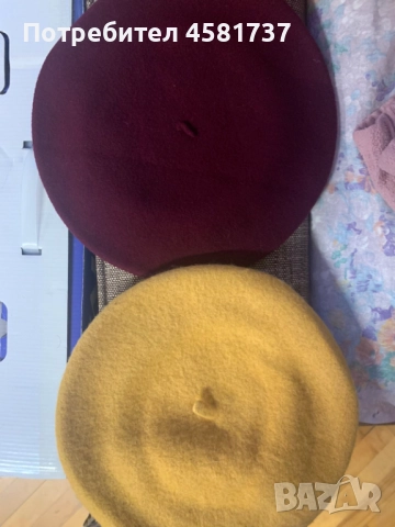 Барети вълна, различни цветове, снимка 4 - Шапки - 52481369