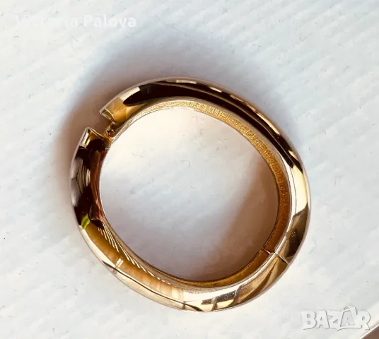 Красива масивна гривна белезник Германия, снимка 3 - Гривни - 49105141