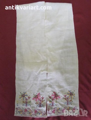 19 век Ръчно Бродирана Кърпа,ислям ,отоман, турска, снимка 5 - Антикварни и старинни предмети - 27402748