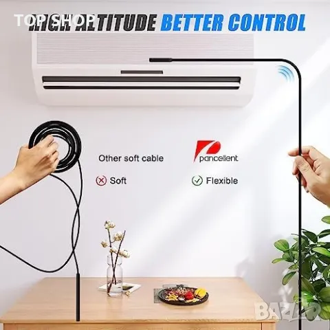 Нов едноскоп с 8 LED светлини за Android и iOS инспекционна камера мъж ремонт, снимка 2 - Друга електроника - 49657703