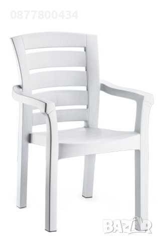 Здрави и устойчиви бели столове за заведение и градина, снимка 2 - Столове - 43936335
