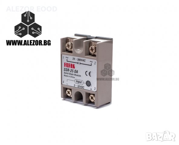 Солид Стейт Реле, Aideepen , Полупроводниково, 3-32VDC, Товароносимост 25A/ 24 - 380 VAC,  20200079, снимка 2 - Друга електроника - 30007442
