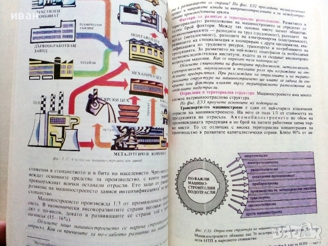 География за 8.клас - 1990г. Издателство "Народна Просвета", снимка 3 - Учебници, учебни тетрадки - 53133255