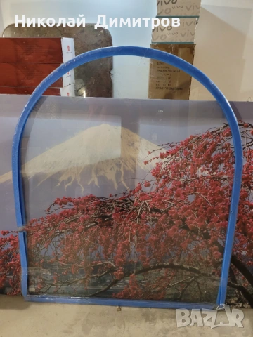 Продавам стъкло за камина 120х100 см