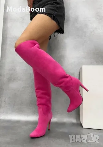 Ботуши на ток - Велур