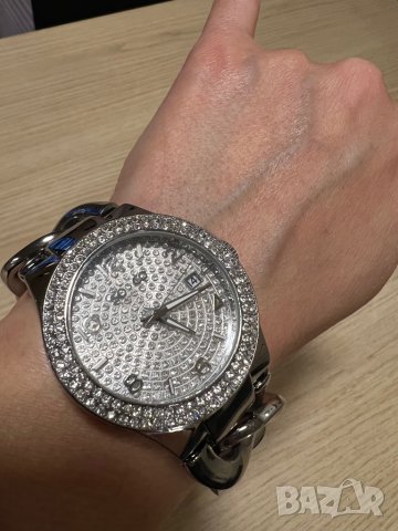 Оригинален часовник So & Co с кристали Swarovski, снимка 5 - Дамски - 41323551