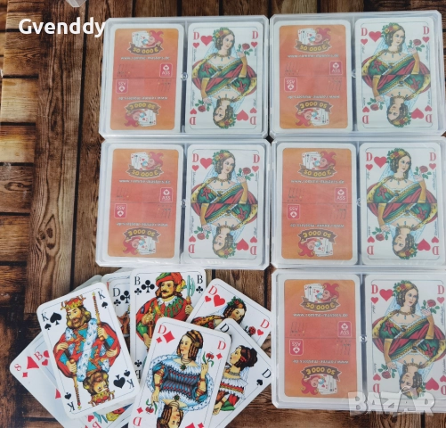 Карти за игра, произведени в Германия, снимка 2 - Карти за игра - 52418723