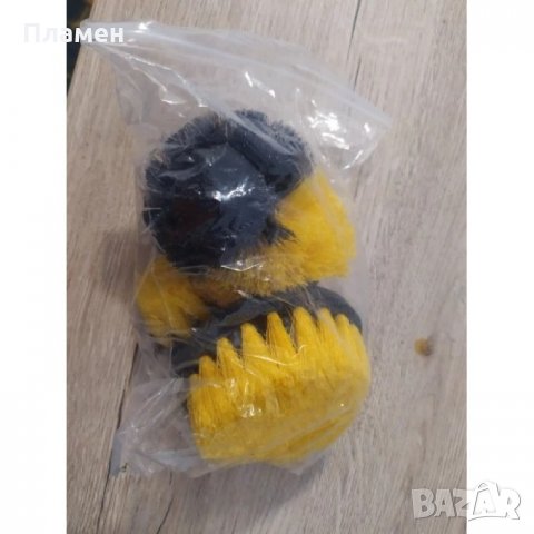 Универсални четки за почистване, с адаптер 3бр за винтоверт,почиства дома,автомобила ,пране, , снимка 4 - Други стоки за дома - 35473232