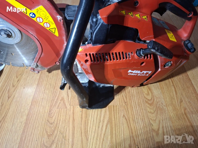 Hilti DSH 600 x с помпа бензинов фугорез, снимка 5 - Други инструменти - 53305693