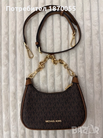 Michael Kors Cora Mini Zip Poucette, снимка 3 - Чанти - 52875815