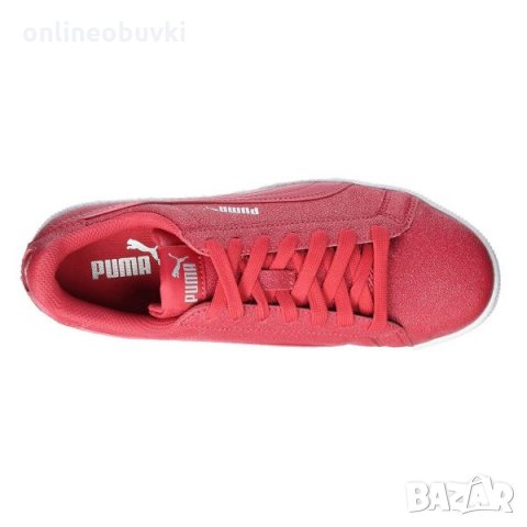 НАМАЛЕНИЕ!!!Спортни обувки PUMA Smash Glitz Розов брокат, снимка 3 - Кецове - 32914099