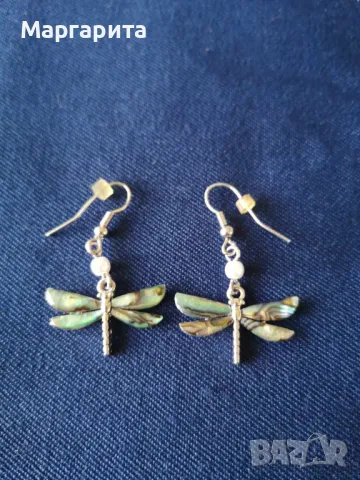 Висулка феникс, обеци водно конче, снимка 4 - Обеци - 50035962