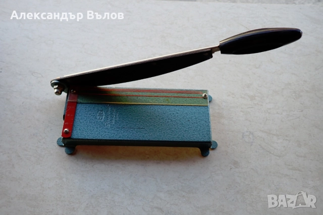 Стара Немска Гилотина за Снимки Фотохартия Рязане Снимки, снимка 7 - Други ценни предмети - 52704781