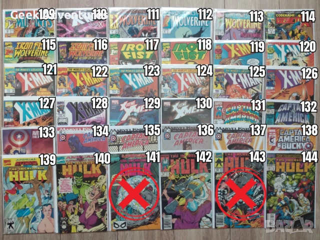 Comic Books/Комикси 2/2 - Punisher, X-Men, Hulk, Batman, Superman, JLA, снимка 5 - Списания и комикси - 51846836