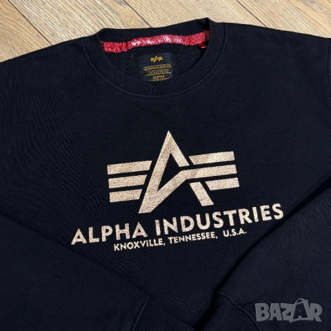 Мъжка блуза Alpha Industries | S размер, снимка 3 - Блузи - 53470963