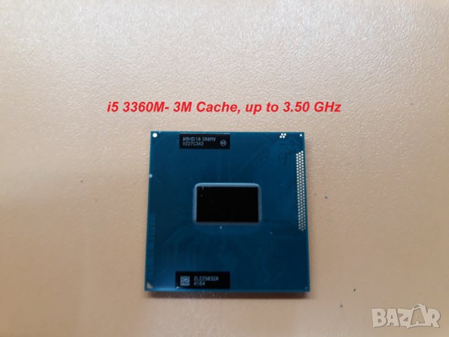 Процесори за лаптоп i5, i3, Pentium, Celeron, снимка 3 - Части за лаптопи - 28000861