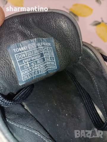 Tommy Hilfiger кожени N 36 - 11 лв, снимка 8 - Детски маратонки - 51644629