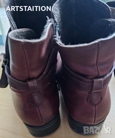 Дамски боти естествена кожа, номер 38, снимка 3 - Дамски боти - 51561805