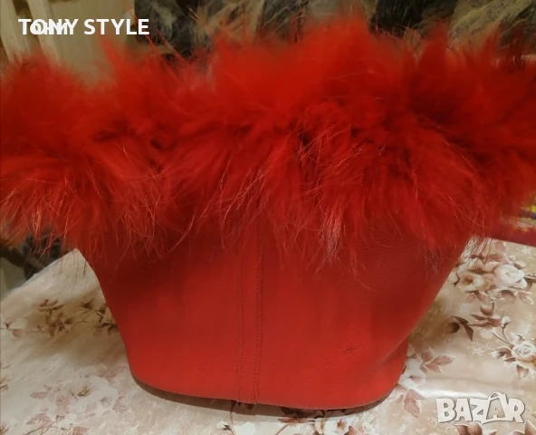 Нова Кожена Дамска Чанта , снимка 7 - Чанти - 51644316