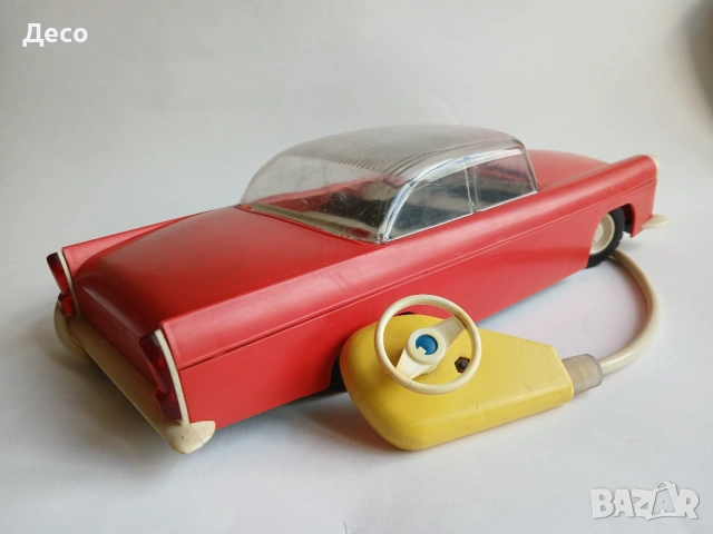 Стара СССР пластмасова играчка автомобил Чайка., снимка 4 - Колекции - 53581547