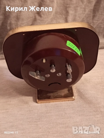 Стар механичен будилник SHANGHAI CHINA рядък за КОЛЕКЦИЯ ДЕКОРАЦИЯ 32114, снимка 5 - Антикварни и старинни предмети - 51859666