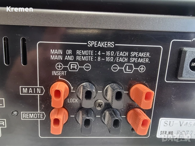 усилвател + тунер TECHNICS SU-V45A, снимка 6 - Ресийвъри, усилватели, смесителни пултове - 53401841