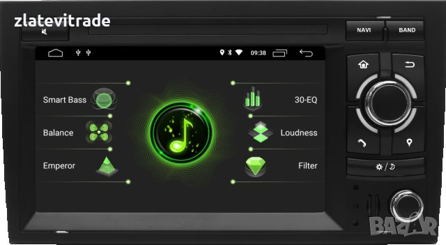 AUDI A4 S4 B6 B7 2001 - 2011 - 7'' Андроид Навигация Без DVD Механика, 9624, снимка 3 - Навигация за кола - 40663665