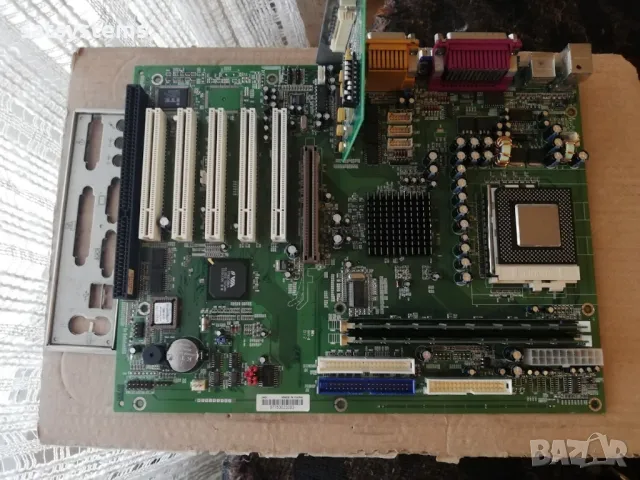 Дънна платка Wincor Nixdorf SCENIC 651/661 Socket 370 CPU+FAN+RAM, снимка 5 - Дънни платки - 48322328