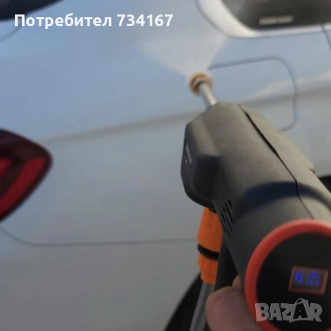 Акумулаторна водоструйка 24V – Пистолет за миене с LCD дисплей и 6 режима, снимка 4 - Други инструменти - 51886922