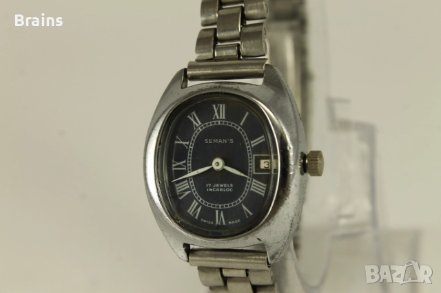 1960's SEMAN'S Швейцарски Дамски Ръчен Часовник, снимка 3 - Дамски - 51745636