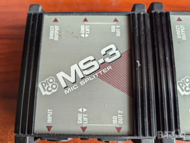 PROCO MS-3 Mic Splitter 1 to 3 - Signal Splitter, снимка 3 - Други - 47340549